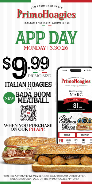 Score Big on Mangia Monday: $9.99 Primo Size Hoagies on March 30