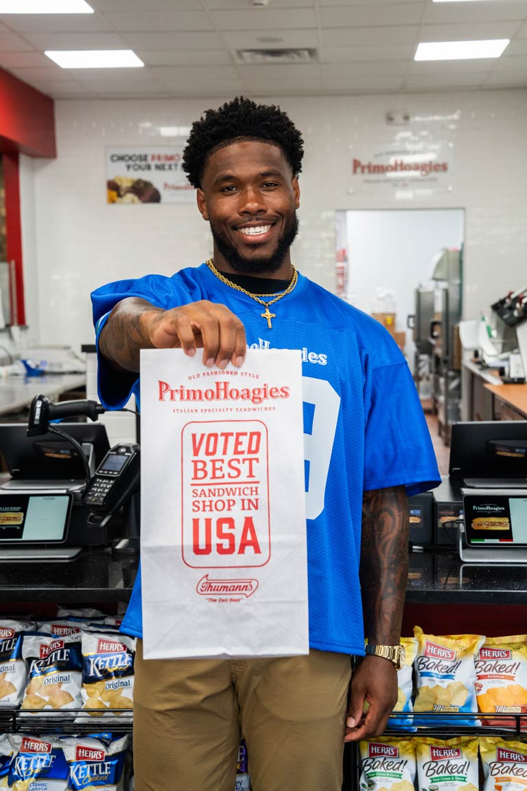 PrimoHoagies Partners with Tyrone Tracy Jr.