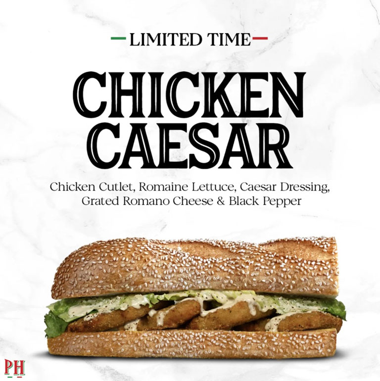 PrimoHoagies Releases Limited Time Summer Hoagie: The Chicken Caesar
