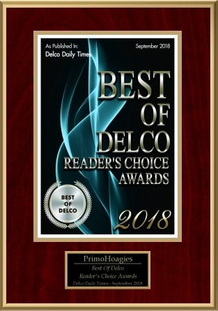 PrimoHoagies Awards 2018 - Best of Delco - Reader's Choice Awards